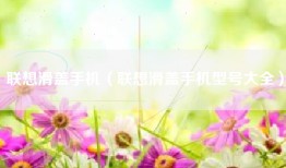 联想滑盖手机（联想滑盖手机型号大全）